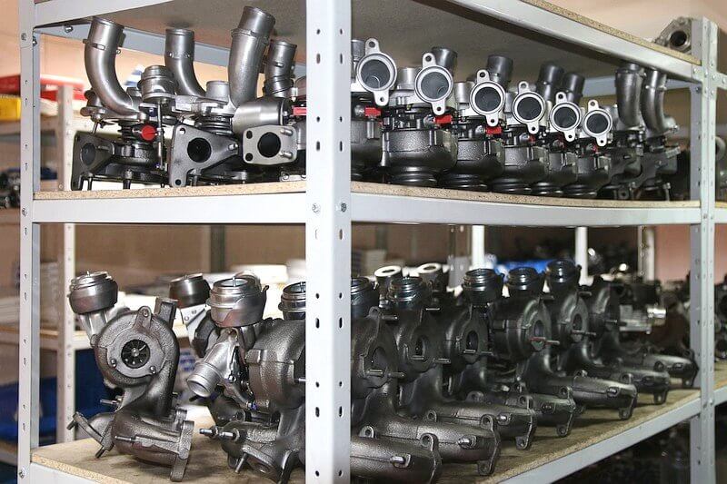 Duży zapas gotowych, już zregenerowanych turbosprężarek. Tanie turbiny od ręki